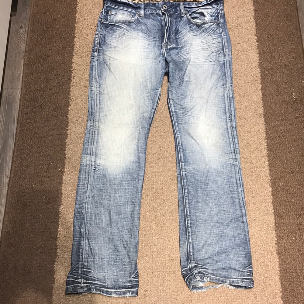 Distressed express jeans 😘